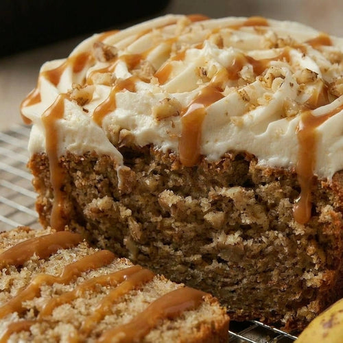 The Banana Caramel Crunch Cake